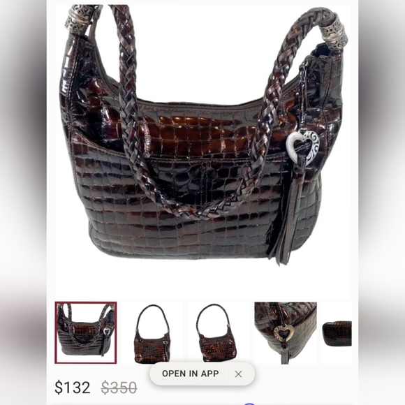 Brighton Handbags - Authentic Brighton bag imported high quality patent leather bag